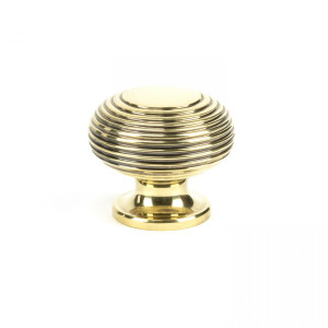 Aged Brass Beehive Cabinet/Cupboard Knob - 40mm - Anvil 83866